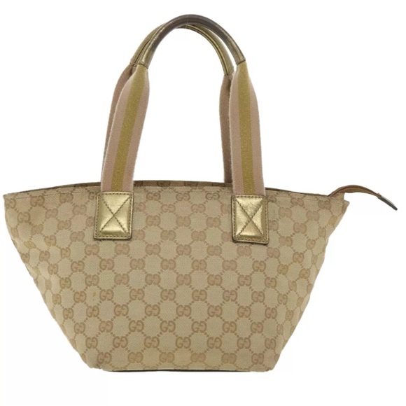 Gucci canvas tote/handbag and matching long wallet! - Picture 2 of 16